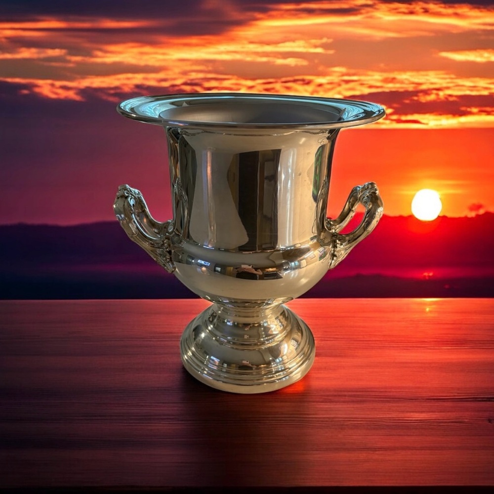 Sale🔥🔥🔥Vintage Pilgrim Regency Style Silver Plated Champagne Wine Ice Bucket - Picture 14 of 14